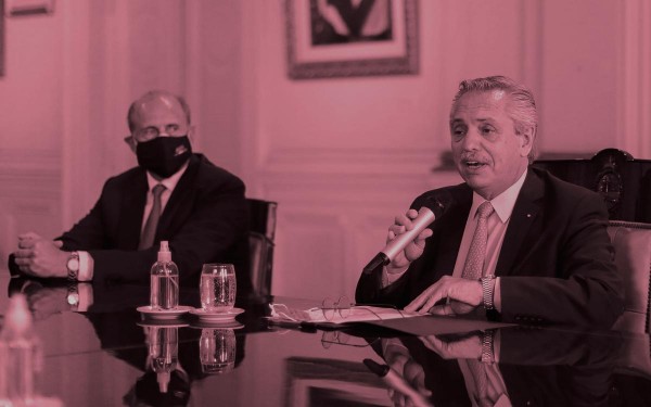 Alberto Fern�ndez recibe al gobernador santafesino Omar Perotti