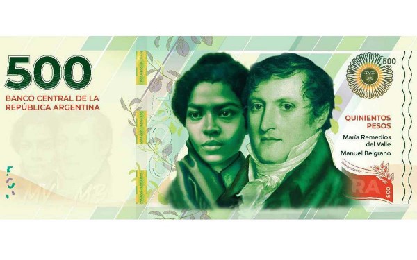 Quin fue Mara Remedios del Valle, la mujer que aparece con Belgrano en el nuevo billete de $500