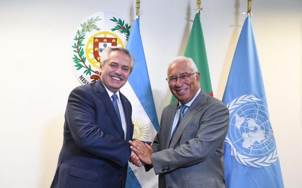 Alberto Fernndez se reuni con el primer ministro de Portugal para fortalecer la relacin