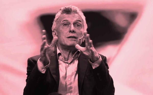 Macri en la presentaci�n de su segundo libro: 