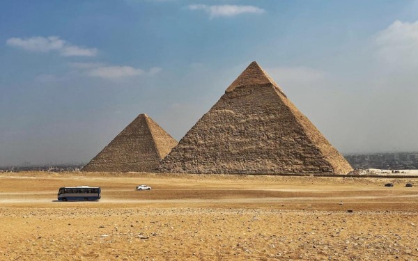 Las imgenes del pasadizo oculto hallado en la Gran Pirmide de Giza