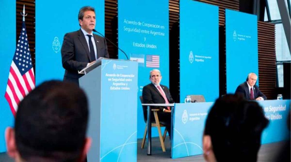 Argentina y Estados Unidos firmaron un acuerdo de cooperaci�n en seguridad internacional