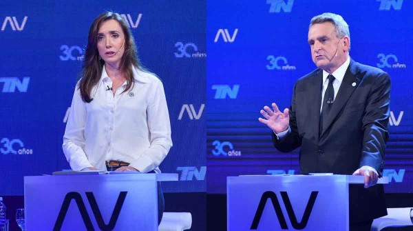 El debate entre Rossi y Villarruel tuvo fuertes cruces por los derechos humanos, inseguridad y pobreza