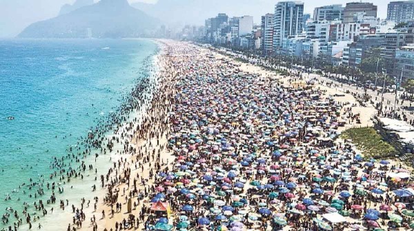 Arde Brasil! La extrema sensacin trmica que marc un nuevo rcord en Ro de Janeiro