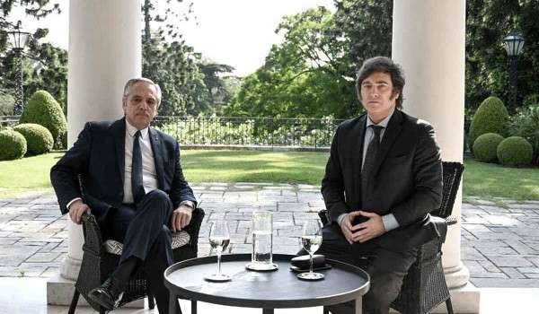 Javier Milei se reuni� con Alberto Fern�ndez 