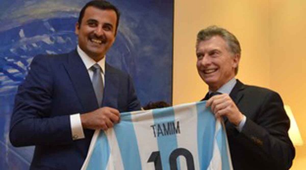 Mauricio Macri le agradeci� al emir de Qatar por intervenir en la liberaci�n de rehenes de Hamas