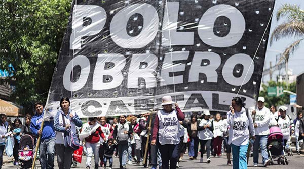 Ante el fuerte operativo policial, los piqueteros acortaron la marcha y no pasarn por el Congreso