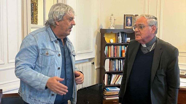 �Fractura del tejido social� y el �enfrentamiento pobres contra pobres�; el encuentro entre Sergio Romero, dirigente de la CGT y Monse�or Ojea