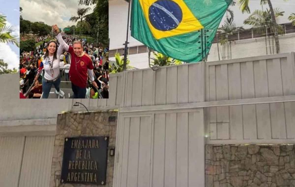 Venezuela: opositores volvieron a la carga con el reclamo por los asilados en la Embajada Argentina
