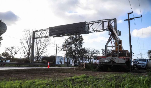 Anillo Digital: se instalaron dos nuevos prticos en los ingresos a la ciudad 
