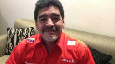 Desde Venezuela, Maradona pide por 