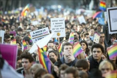 El Senado franc�s aprob� el proyecto de ley de matrimonio homosexual