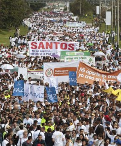 Amplio respaldo en Colombia a un proceso de paz negociado con las FARC