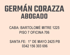 ABOGADO GERM�N CORAZZA