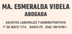 MARA ESMERALDA VIDELA - ABOGADA